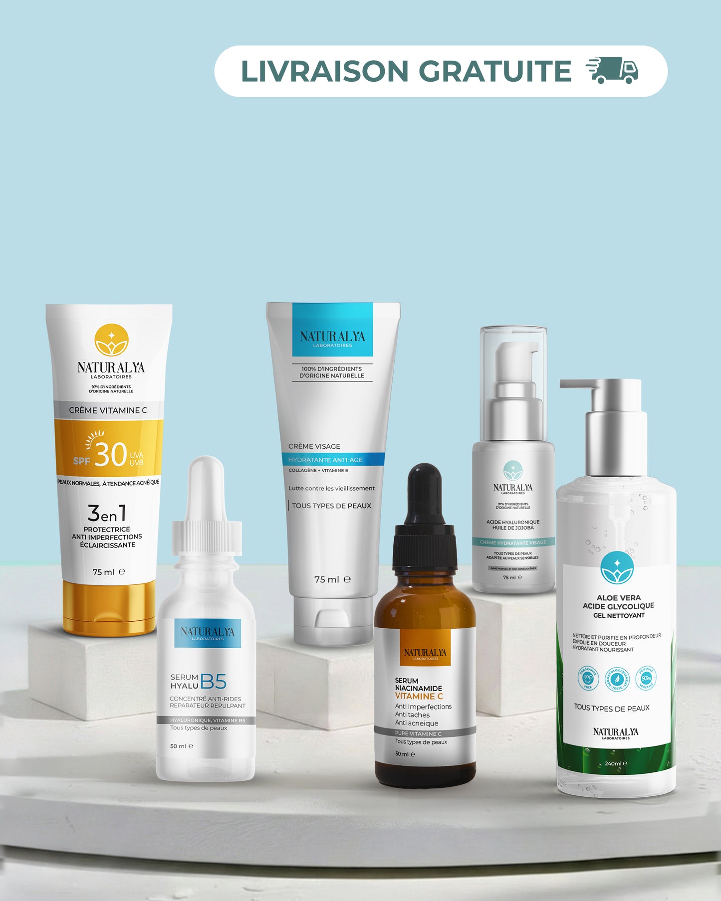 Pack Routine Jour & Nuit – 6 Produits Essentiels