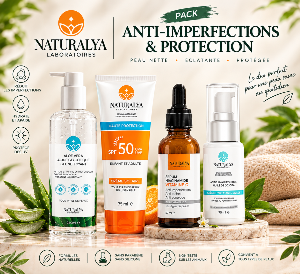 ✨ Pack Anti-Imperfections & Protection ☀️
